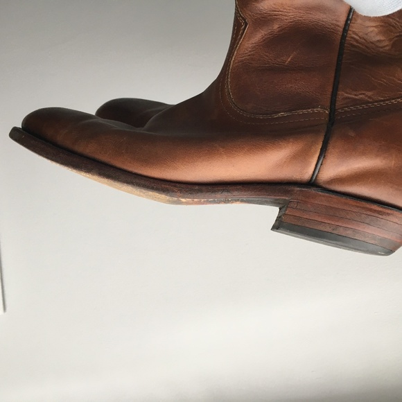 Boulet Cowboy boots leather mens sz 9 - Picture 8 of 12